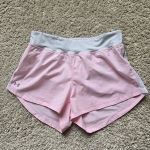 Undet Armour Pink Athleric Shorts Womens M Pull On
